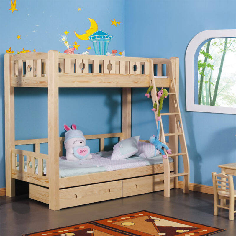 松兰家具实木儿童床 芬兰松家具上下床1.