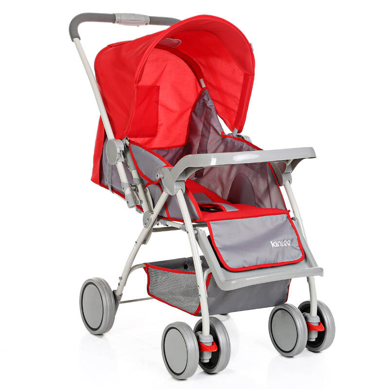 kinlee/凯利婴儿推车轻便折叠避震婴儿车可坐躺推车双向四轮宝宝手