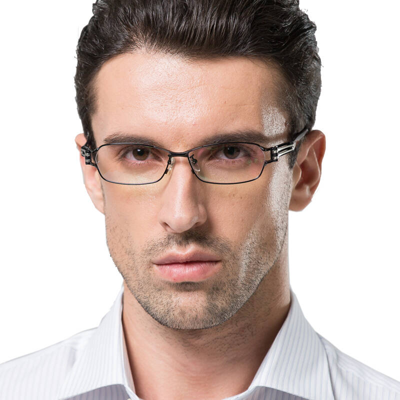 欧思博ourspop 独家 近视眼镜 高端纯钛眼镜男士 全框商务眼镜框 潮