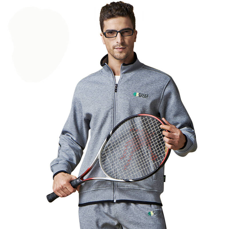 波克运动户外 2014秋季新款男运动套装 中老年男士长袖运动服男套装