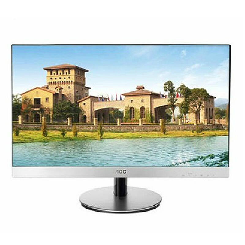 aoc i2269vw 21.5英寸led背光超窄边框ips广视角液晶显示器(银色)