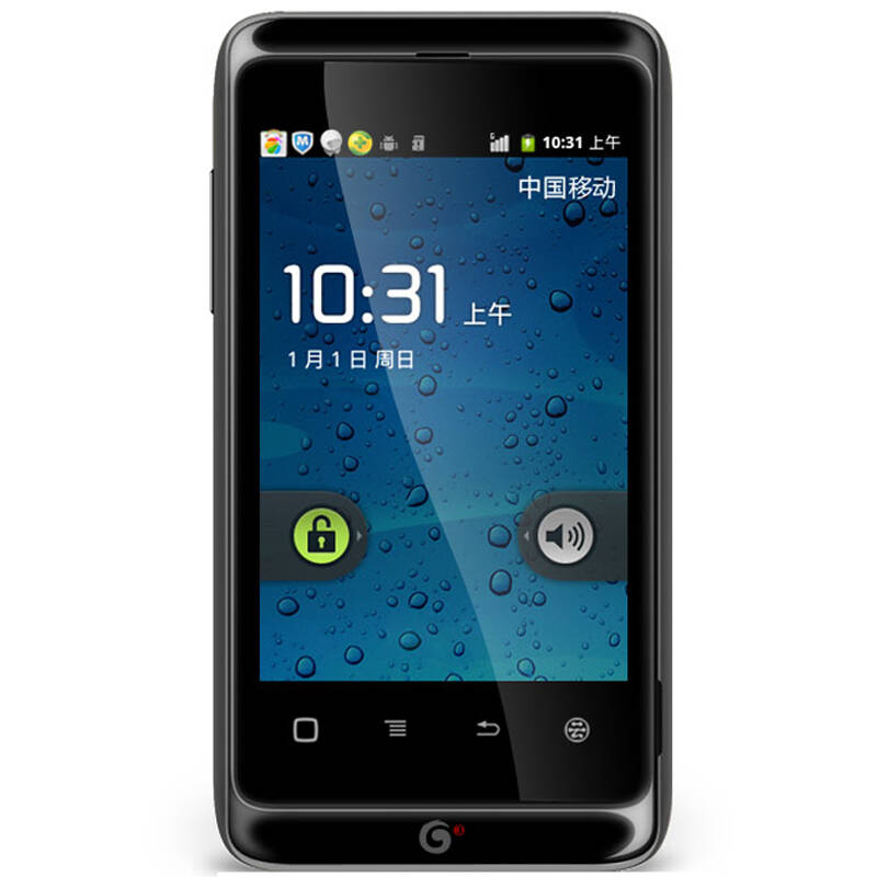 天语(k-touch)t619  移动3g智能手机 双卡双待 黑色