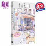 Sasi的欧洲旅行手帐书:巴黎 泰文版 进口艺术 Sasi's Sketch Book 34 Days in Europe: PARIS 旅游手记手绘绘本