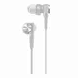 SONY SONY 索尼入耳式重低音立体声线控耳机 手机音乐运动耳麦  JD物流日本空运直邮 一般10日内送达 MDR-XB55 白【不带麦】