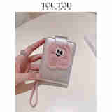 toutou包包女款2025送卡包银色车钥匙零钱包学生送女友生日礼物 山泉银
