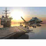 狼天影 轰炸战斗机飞机海报墙贴画军事大学生宿舍墙上床头自粘贴纸定制 01 30*45cm