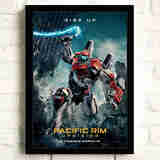 狼天影 环太平洋雷霆再起海报墙贴画科幻机甲战士机器人贴纸装饰可定制 环太平洋10 30*45cn仅海报