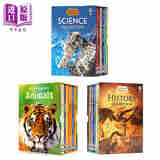 英文原版尤斯伯恩初学者系列3盒共30册 科学历史动物 Usborne Beginners Science History Animals Boxset