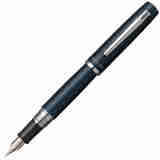 白金（PLATINUM）PNS-5000 铱金笔 PROCYON 金属杆学生/商务练字书写礼品钢笔 深海蓝 M尖中字（书写0.6mm左右）/不含吸墨器