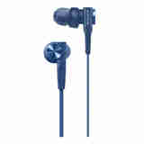 SONY SONY 索尼入耳式重低音立体声线控耳机 手机音乐运动耳麦  JD物流日本空运直邮 一般10日内送达 MDR-XB55 蓝【不带麦】