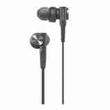SONY SONY 索尼入耳式重低音立体声线控耳机 手机音乐运动耳麦  JD物流日本空运直邮 一般10日内送达 MDR-XB55 黑【不带麦】