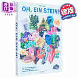 预售 【德文版】德语绘本 噢 石头 Felix Bork绘 科普幽默绘本 Oh ein Stein 德语原版 岩石矿物百科
