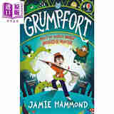 预售 秘密的怪物堡垒 Grumpfort 英文原版 儿童黑白插图图画章节书 搞笑冒险故事 小说读物 进口童书 7岁以上 Usborne