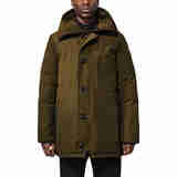 加拿大鹅（Canada Goose）男羽绒服保暖户外外套Chateau Down Parka防风运动户外通勤 Military Green 均码 |M