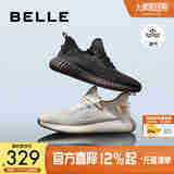百丽男鞋轻弹运动鞋春秋季百搭休闲鞋舒适健步鞋A1055AM3 黑色8BG01 39 (245mm)