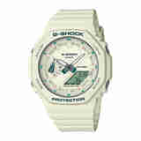 卡西欧(Casio) G-SHOCK 八角防水运动表 JD物流日本空运直邮 一般10日内送达 白色/绿色