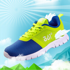 361度童鞋 男童鞋儿童运动鞋2017春季中大童