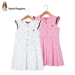 暇步士品牌童装女童羽绒服中长款冬装新款儿童