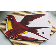 幼儿园教学用品儿童游戏面具舞台表演道具角色扮演动物头饰鸟类 燕子