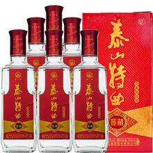 泰山特曲窖藏 小窖佳酿 粮食酒52度500ml整箱装 浓香型泰山白酒山东