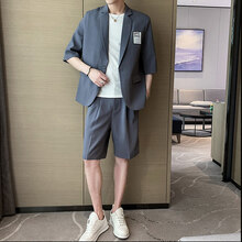 西装短裤套装男价格报价行情 京东