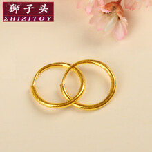 黄金耳钉纯圈圈价格报价行情 京东