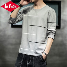 Lee Cooper 长袖 男士T恤 T7875灰色 