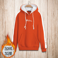 凌登（LingDeng） 七分袖 男士T恤 Y41橘色加绒款 XL，L，M，XXL