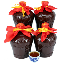 谢村桥牌谢村黄酒陕西特产汉中洋县谢村花雕黄酒1l*4坛装整箱11度半甜