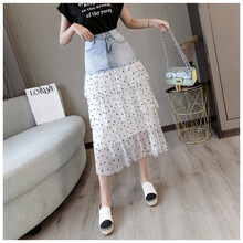 微胖妹子都爱穿的高腰半身裙！