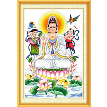 滴水观音十字绣图价格报价行情 京东