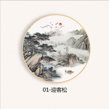 松水墨画图片 京东