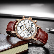 皇士fwh 男士机械手表 莫辞系列