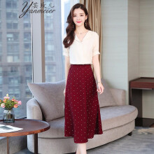 芸玫儿（yunmeier） 纯色 露脐/腰，3D，中国结，卷袖，撞色，拼色 连衣裙