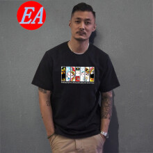 EA 短袖 男士T恤 黑色 戏曲 