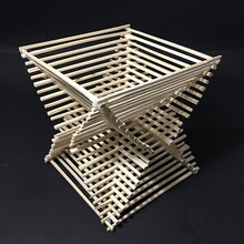 立体圆木棒小木棍diy手工制作模型幼儿园材料包 立体构成材料建筑木条