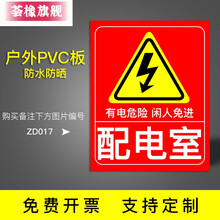 高压配电室警示牌