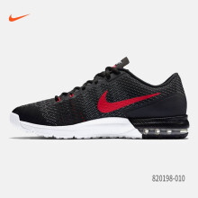 耐克（NIKE）跑步鞋黑色红勾白底820198-010 40