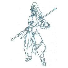 趣市儿纹身贴割线战神赵子龙赵云大图花臂纹身贴男防水逼真个性刺青