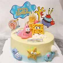 海绵宝宝生日蛋糕 京东