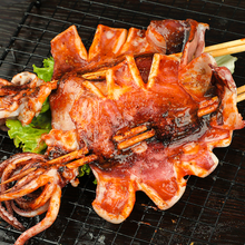 鱿鱼板鱿鱼串铁板鱿鱼须烧烤油炸大鱿鱼板串分割鱿鱼片20串/袋海鲜