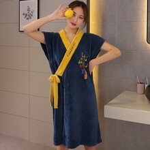 女士短袖浴衣新款 女士短袖浴衣21年新款 京东