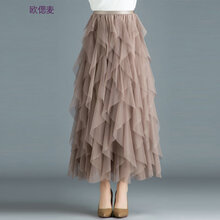 网纱半身裙，打造优雅女人味