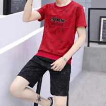 公子潮以（GONGZICHAOYI） 短袖 男士T恤 T05红色 