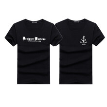 森马（SEnMA） 短袖 男士T恤 一排字黑+鱼钩黑官网旗舰店 