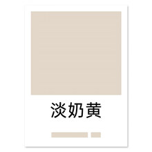 修补灰泥涂料施工翻新电视背景墙自刷水性艺术涂料 竹炭净味[淡奶黄]