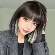 挑染女短发新款 挑染女短发2021年新款 京东