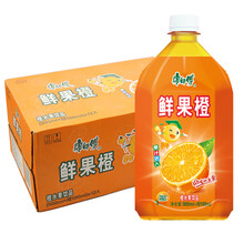 康师傅鲜果橙1000ml*5瓶整箱水果汁滋养饮料饮品批发团购餐饮1升 1l*
