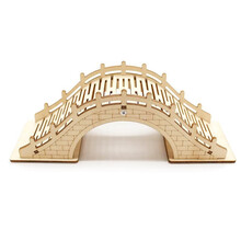 幼儿园小学生培训材料物理力学科学实验玩具教具 小拱桥木质桥梁模型