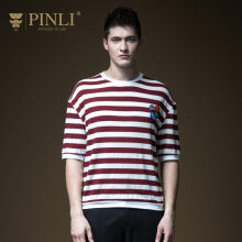品立（PINLI） 短袖 男士T恤 枣红 